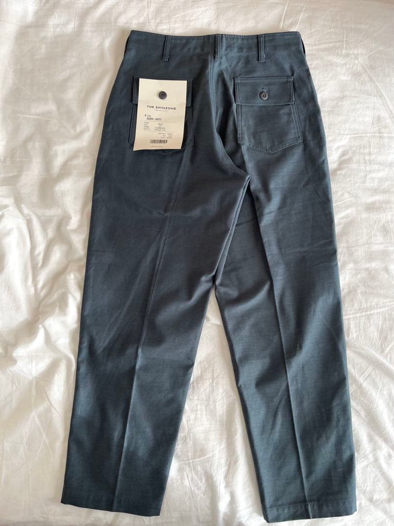 新品タグ付✳︎THE SHINZONE ベイカーパンツ　別注グレー　40(XL)