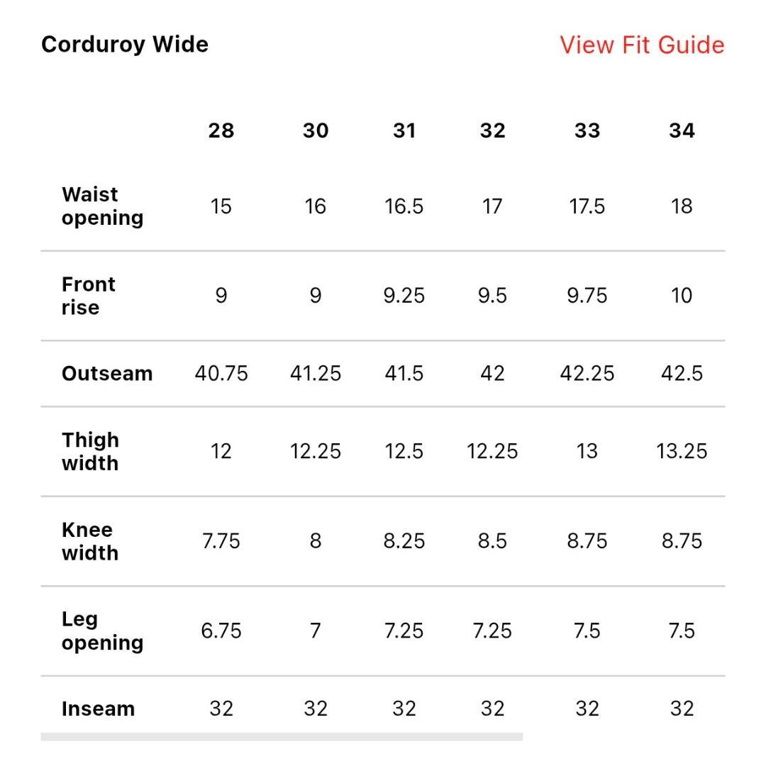 新品■JJJJound Corduroy Pant Relaxed 30