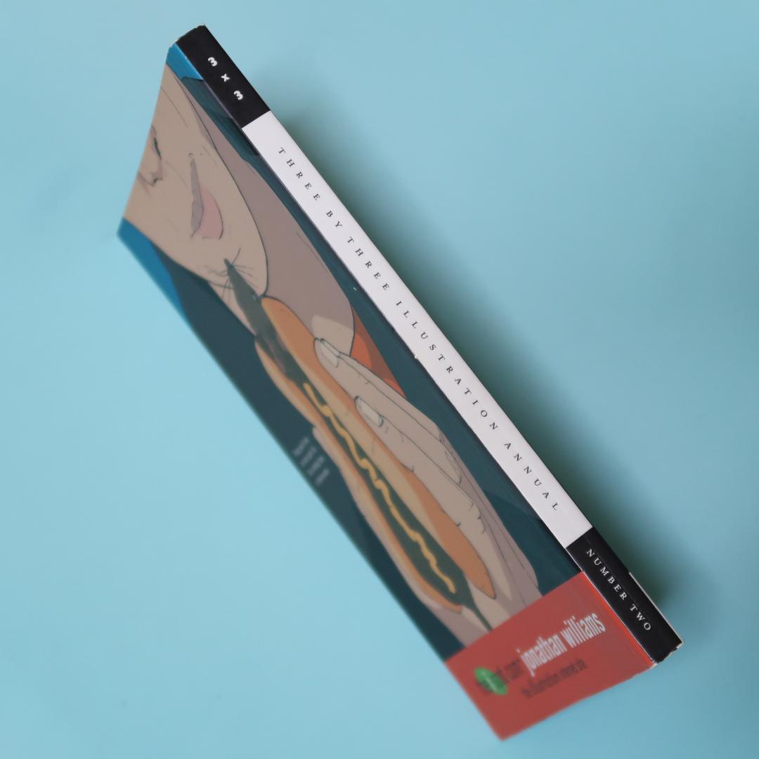セール！　洋書　Three by Three Illustrati… アート集