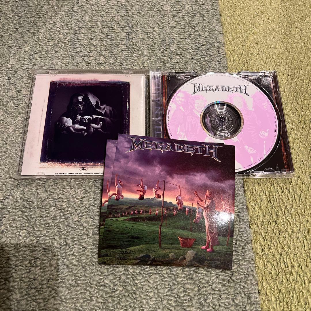 国内初回特典有盤含むMEGADETH国内帯付 CD ９枚セット
