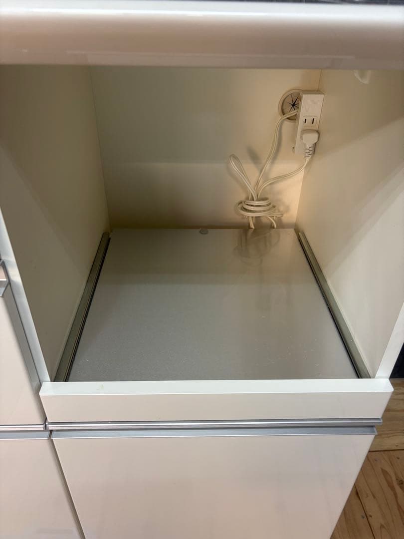 キッチンカウンター 100cm 引き出し 食器棚 ロータイプ 収納