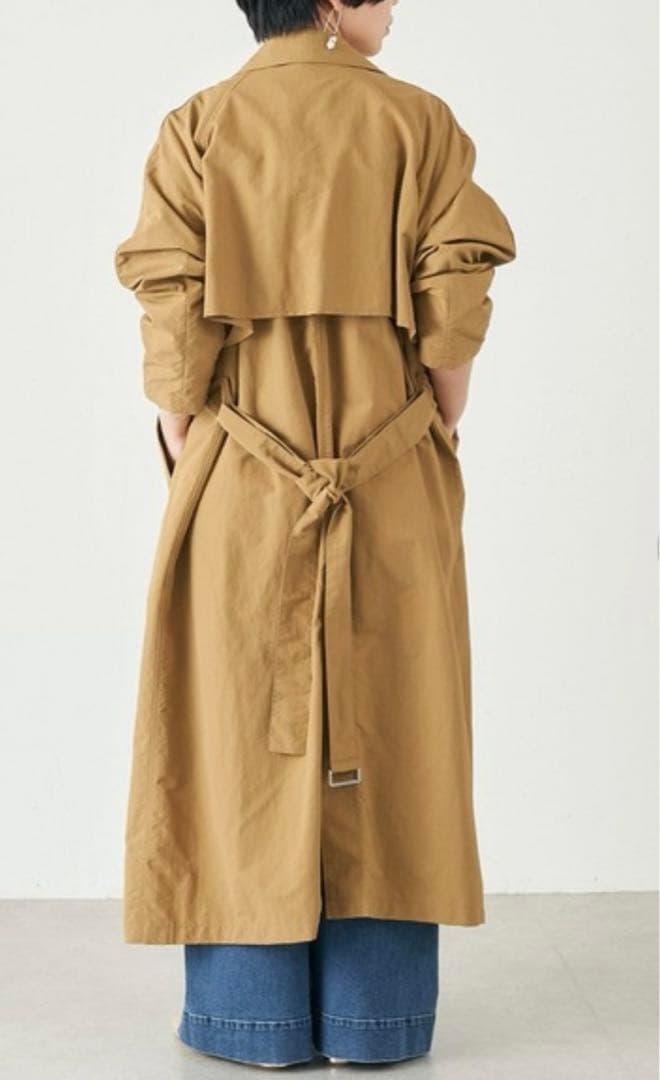 新品タグ付き　beardsley ラフトレンチコート　ナイロン