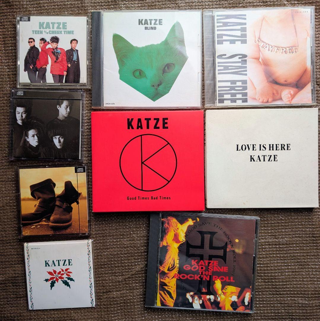 【中古ＣＤ】KATZE 関連まとめ売り：アルバム5枚＋シングル4枚