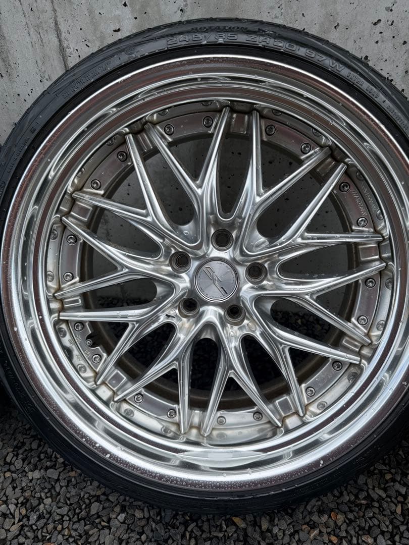 WORK クヴェル 20インチ ホイール 深リム らいたろーさん専用