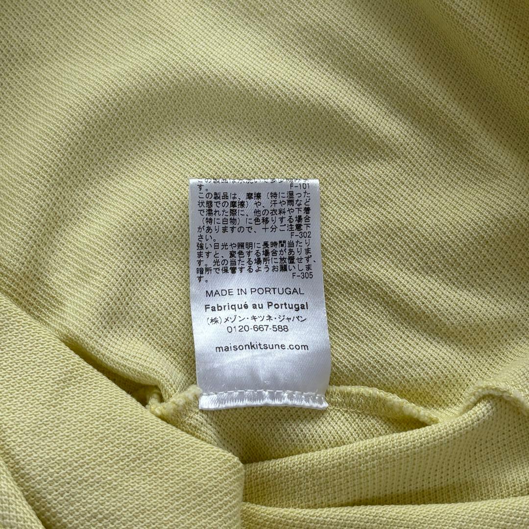 【美品】ジェニ×メゾンキツネ ポロシャツ XSサイズ イエロー