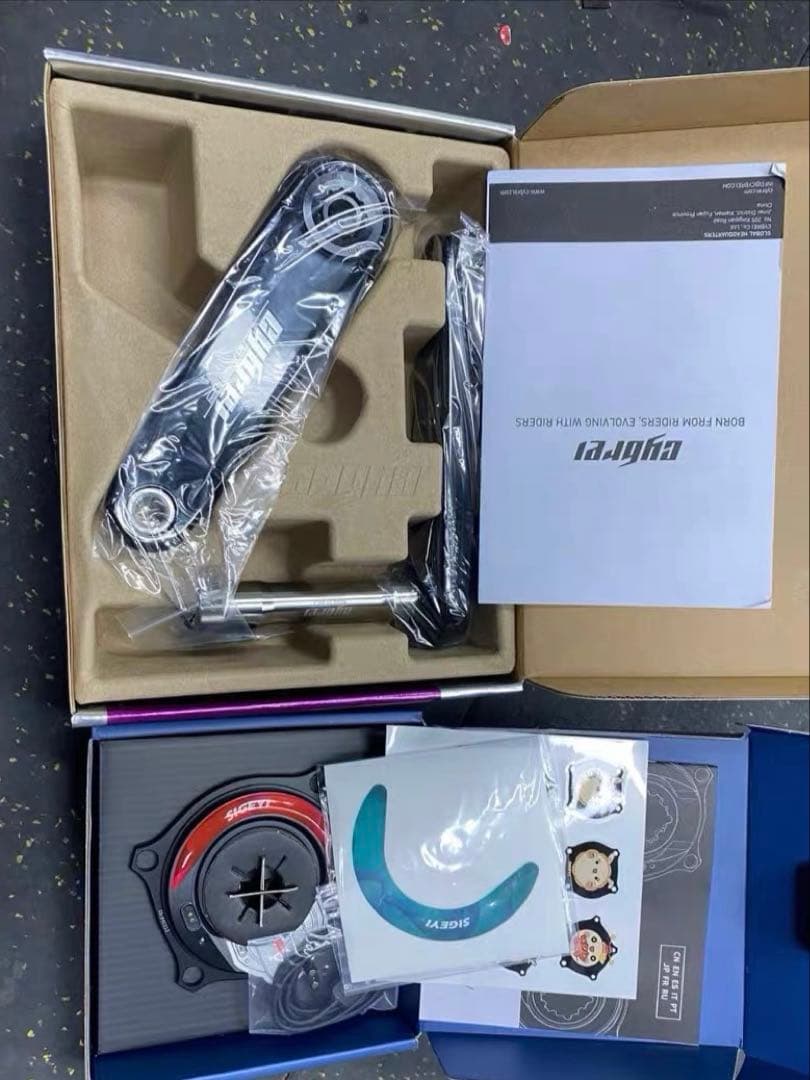 cybrei GP3クランクアーム/Sigeyiパワーメーターセット 新品
