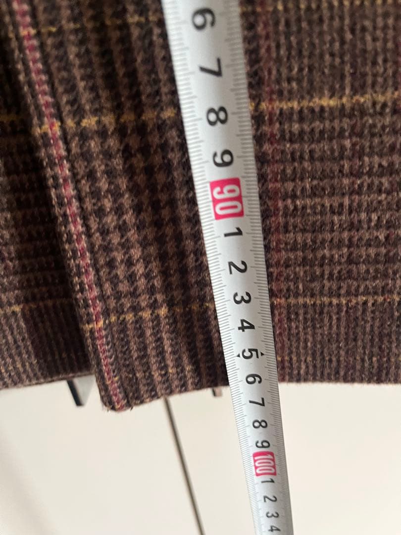 ジャーナルスタンダード/ブラウン系チェック チェスターコート