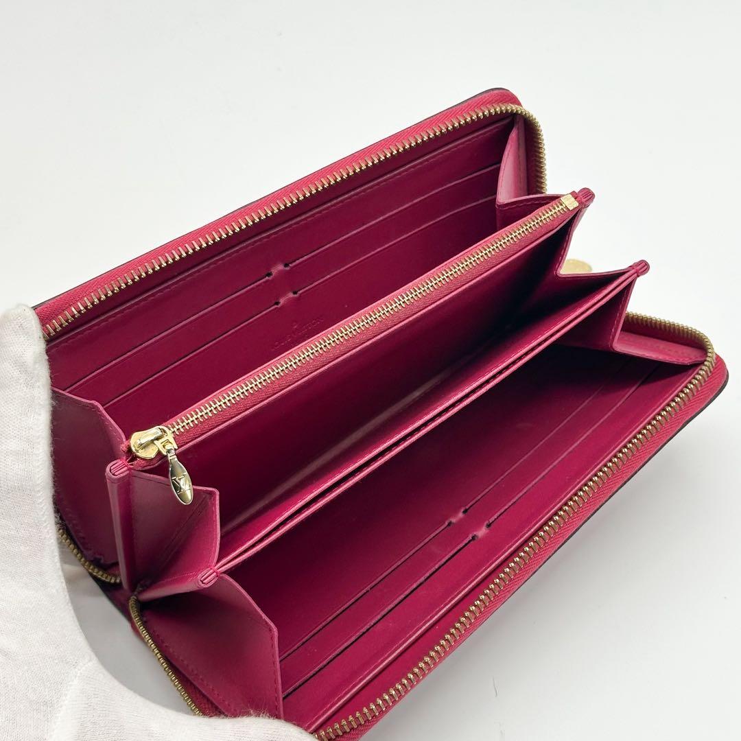 【箱付き】ルイヴィトン ジッピーウォレット ヴェルニ モノグラム ラウンド