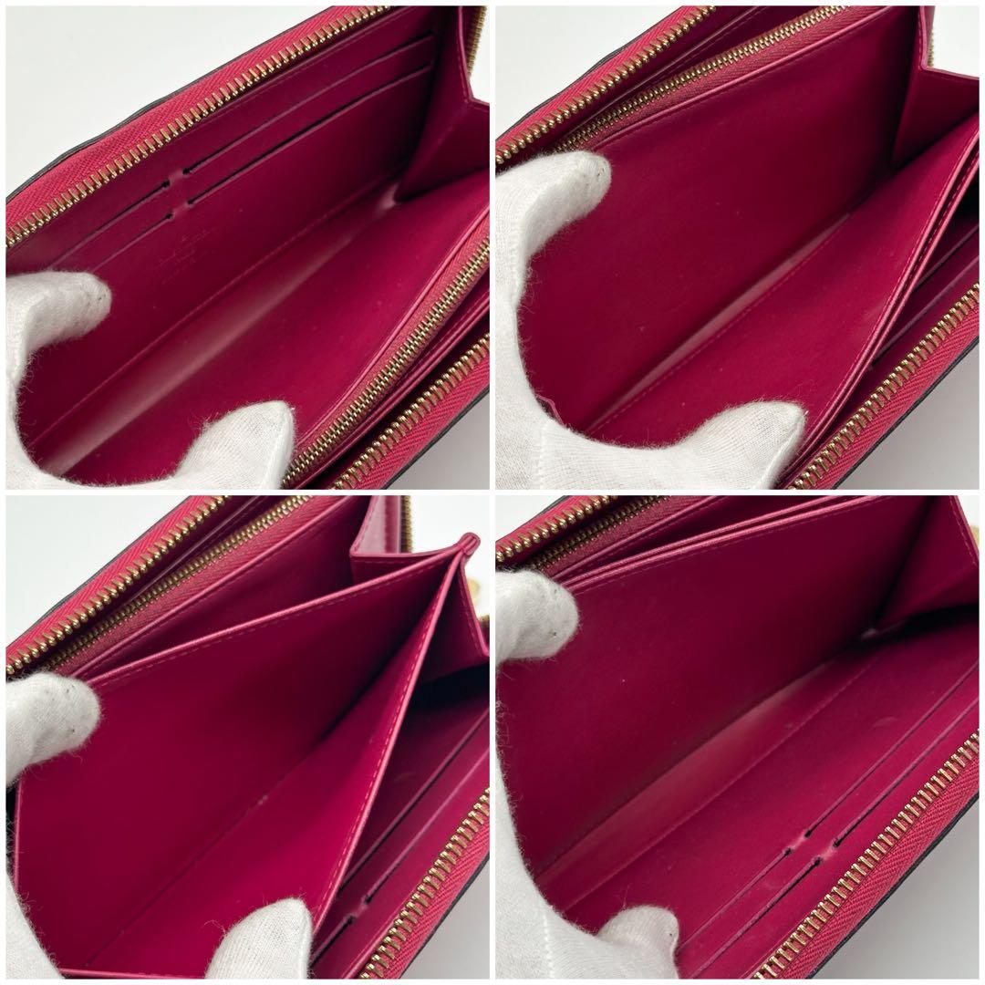 【箱付き】ルイヴィトン ジッピーウォレット ヴェルニ モノグラム ラウンド