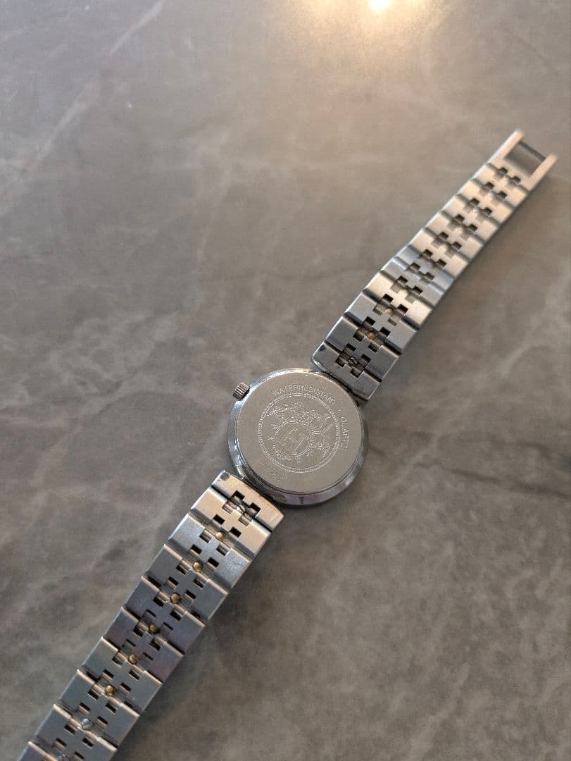 ミ*ラ様 コンビブレスクォーツ腕時計（電池新品・専門店クリーニング済）