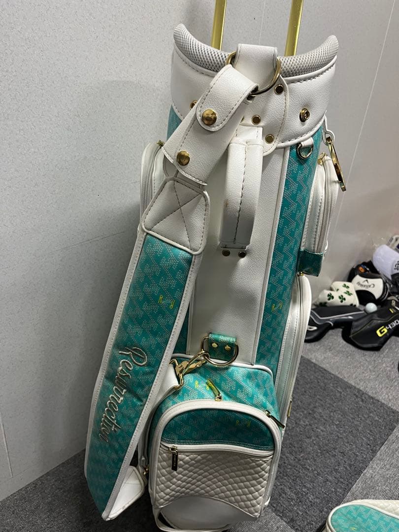 激安 美品 レザレクション キャスター付き キャディバッグ