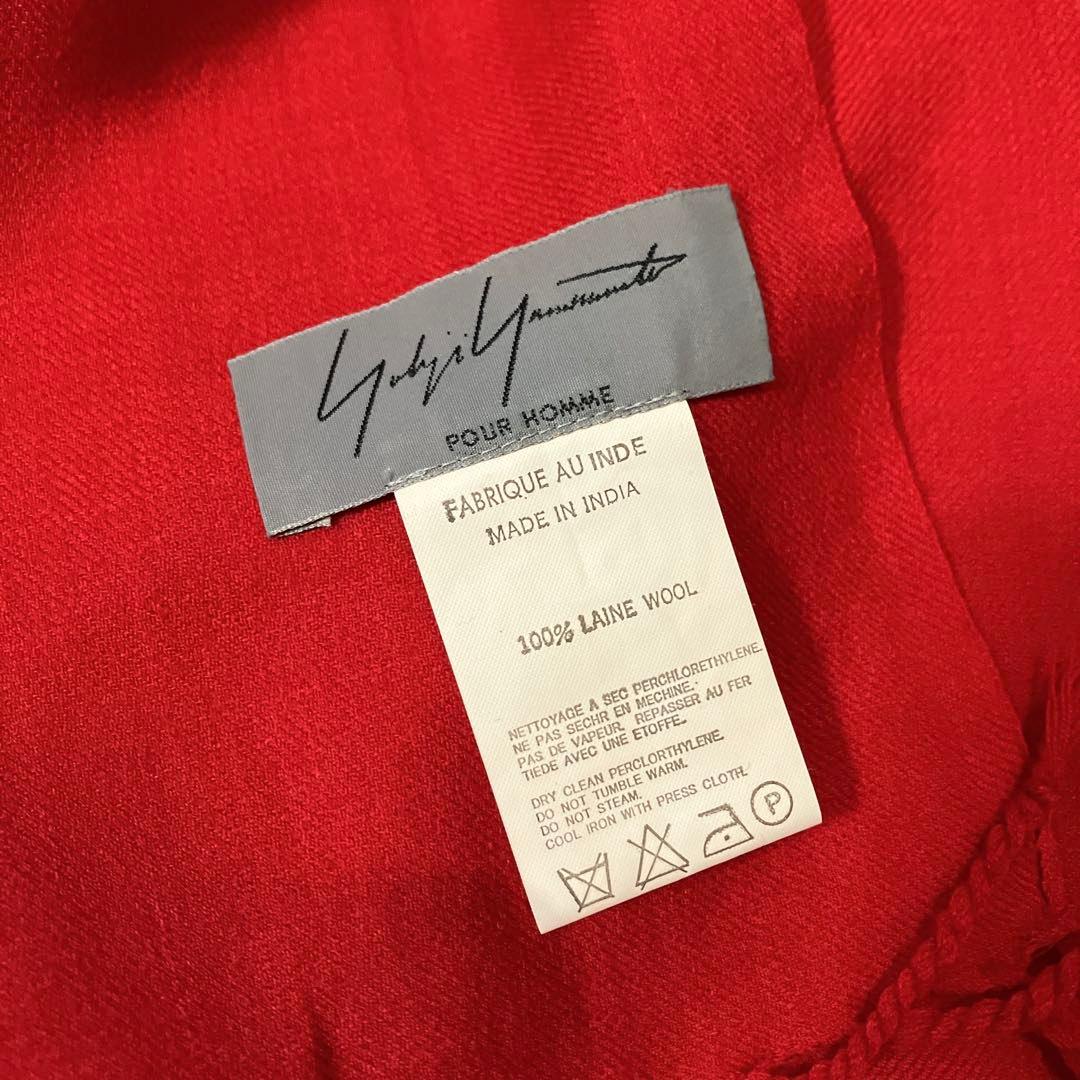 【使用感少】yohji yamamoto POUR HOMMEヒンドゥーマフラー