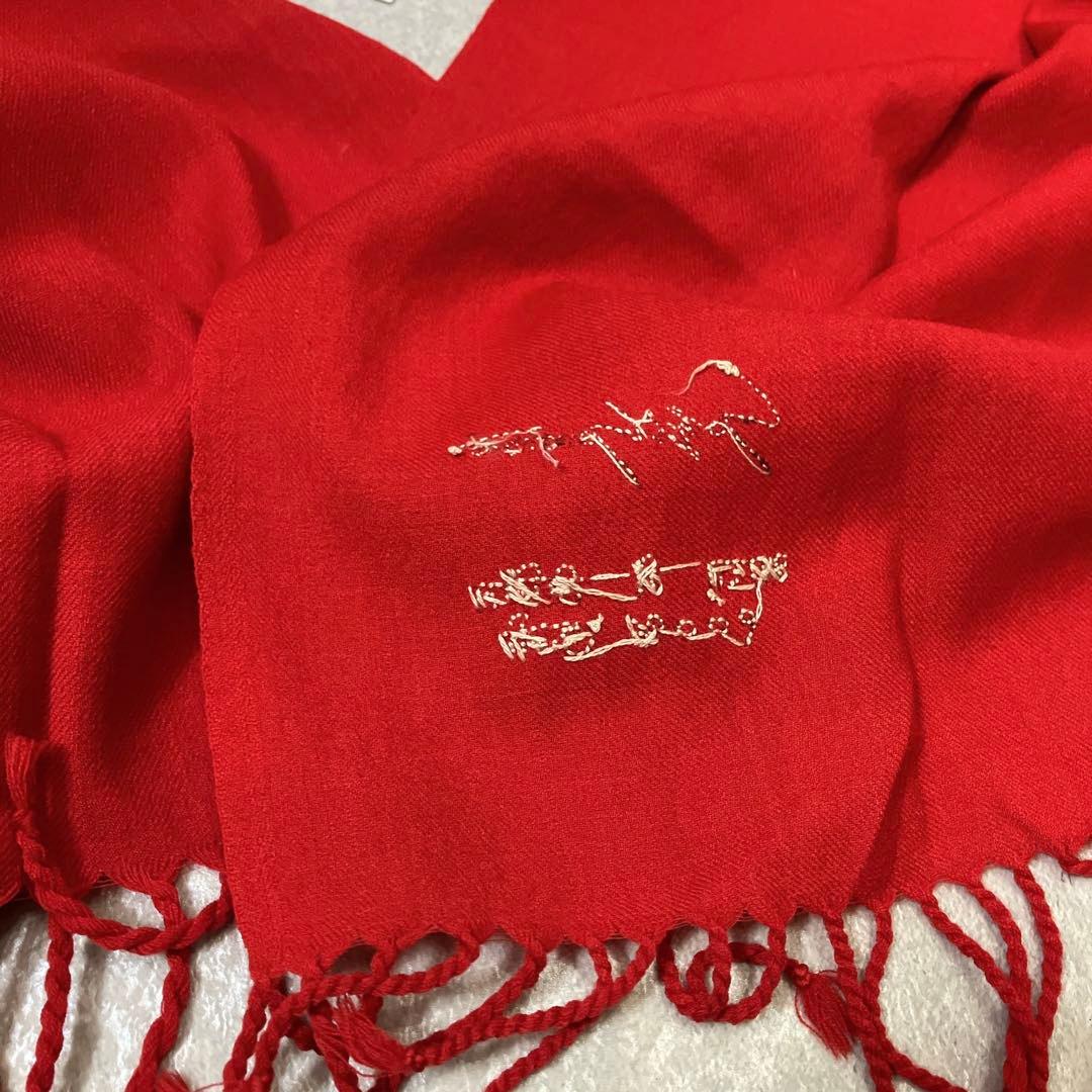 【使用感少】yohji yamamoto POUR HOMMEヒンドゥーマフラー