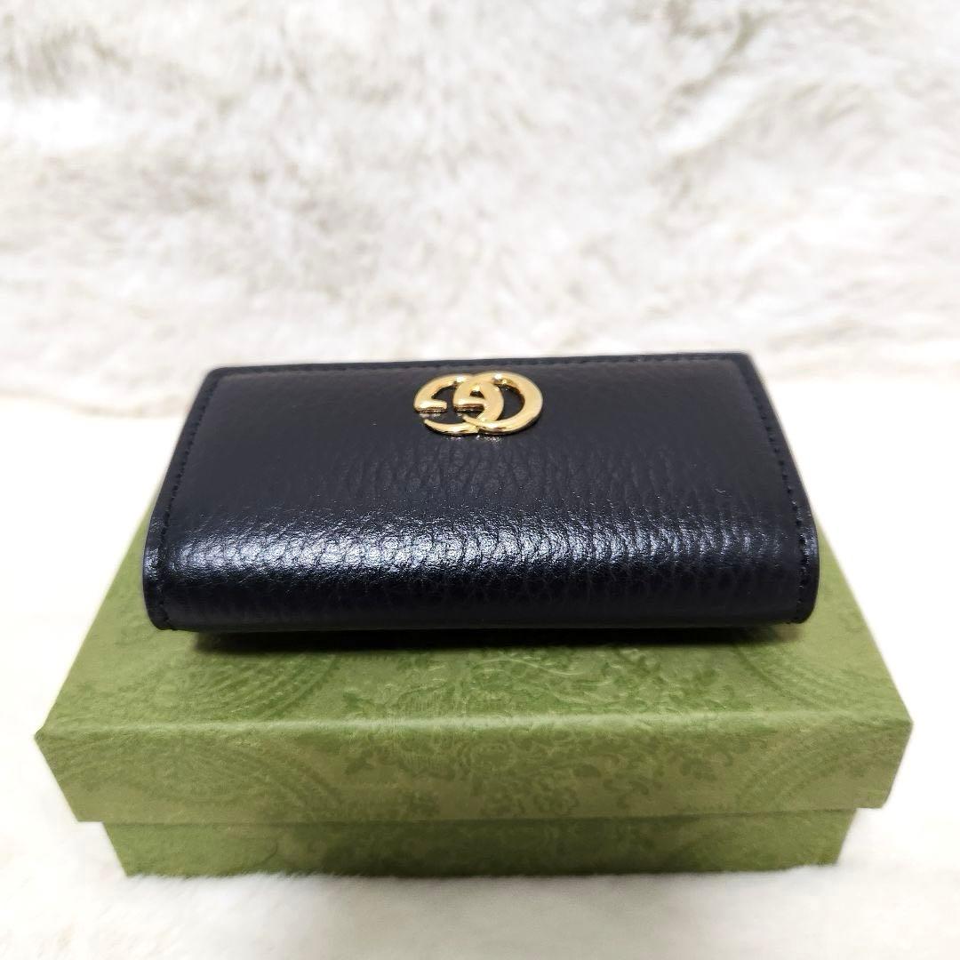 ぷく✨新品未使用✨グッチ　キーケース　6連　マーモント　スプリーム　レザー