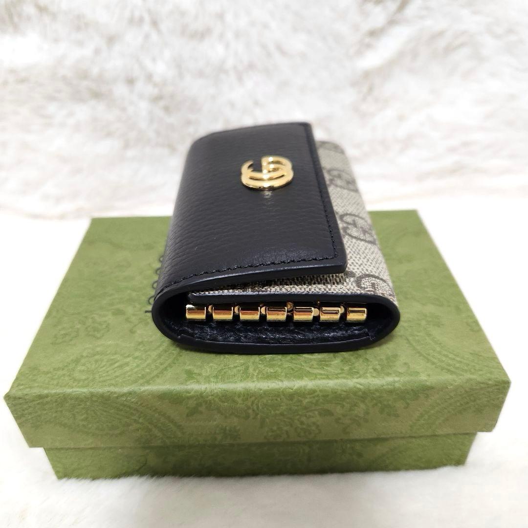 ぷく✨新品未使用✨グッチ　キーケース　6連　マーモント　スプリーム　レザー