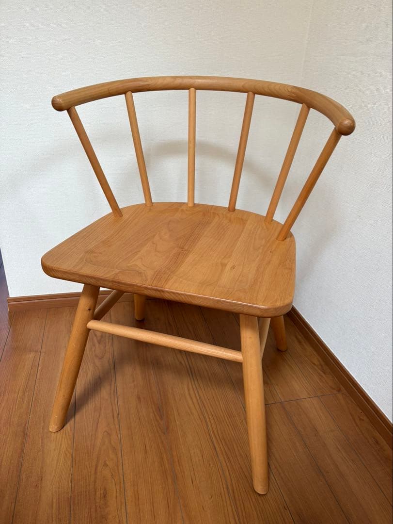 【wawawa】モモナチュラルダイニングチェア二脚