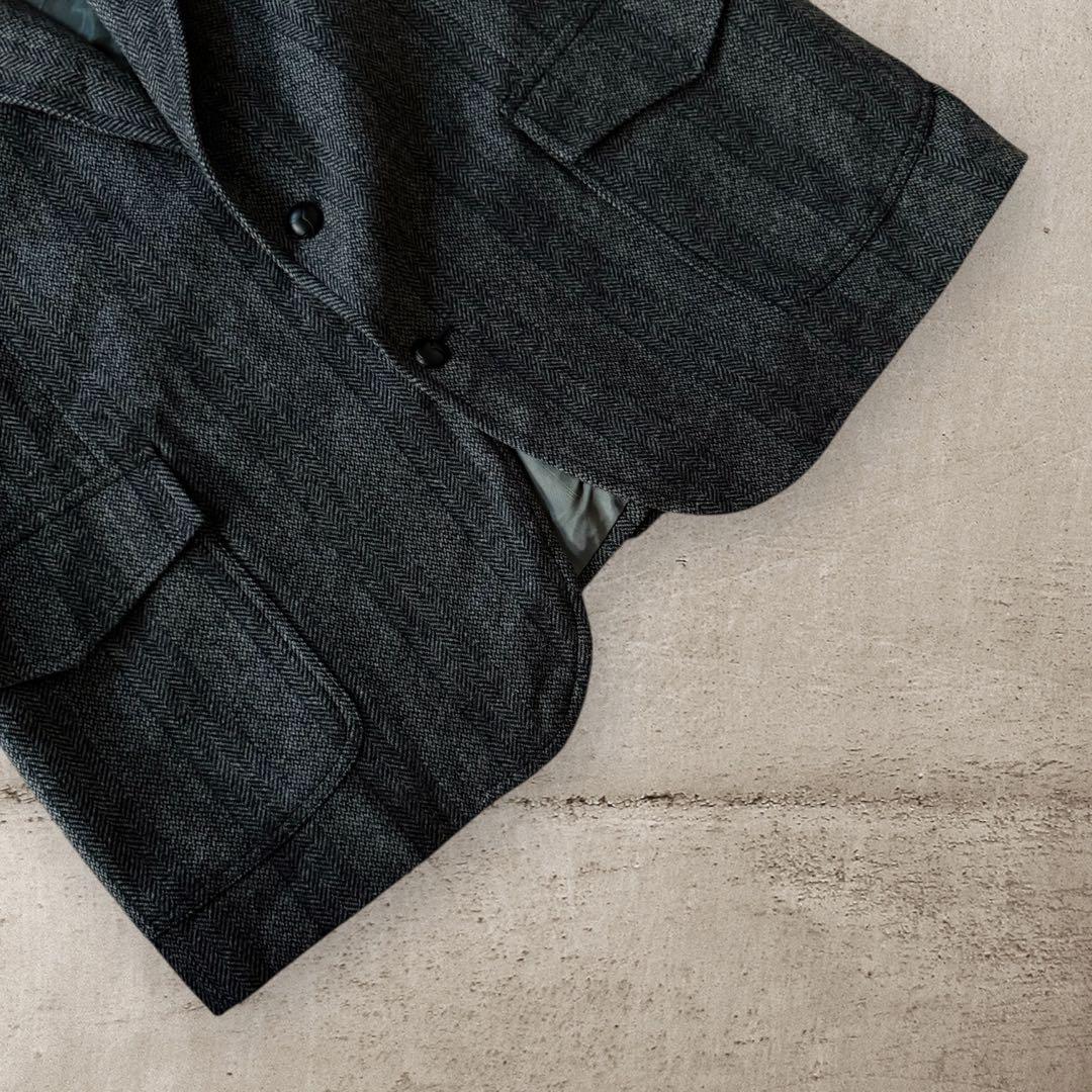 古着80s USA製PENDLETONウールテーラードジャケットエルボーパッチ