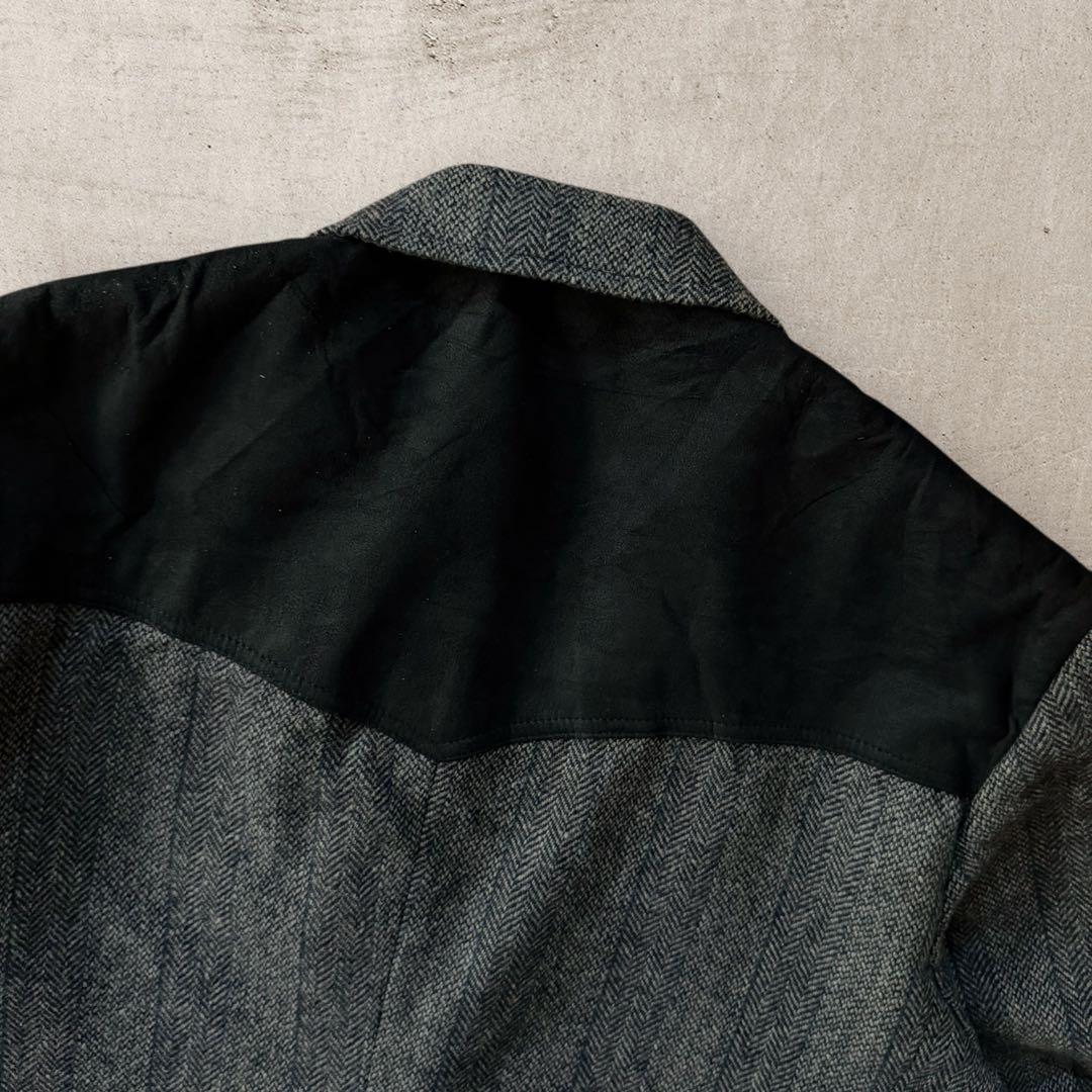 古着80s USA製PENDLETONウールテーラードジャケットエルボーパッチ