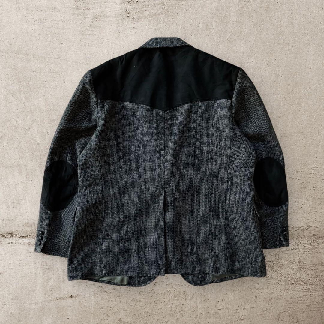 古着80s USA製PENDLETONウールテーラードジャケットエルボーパッチ