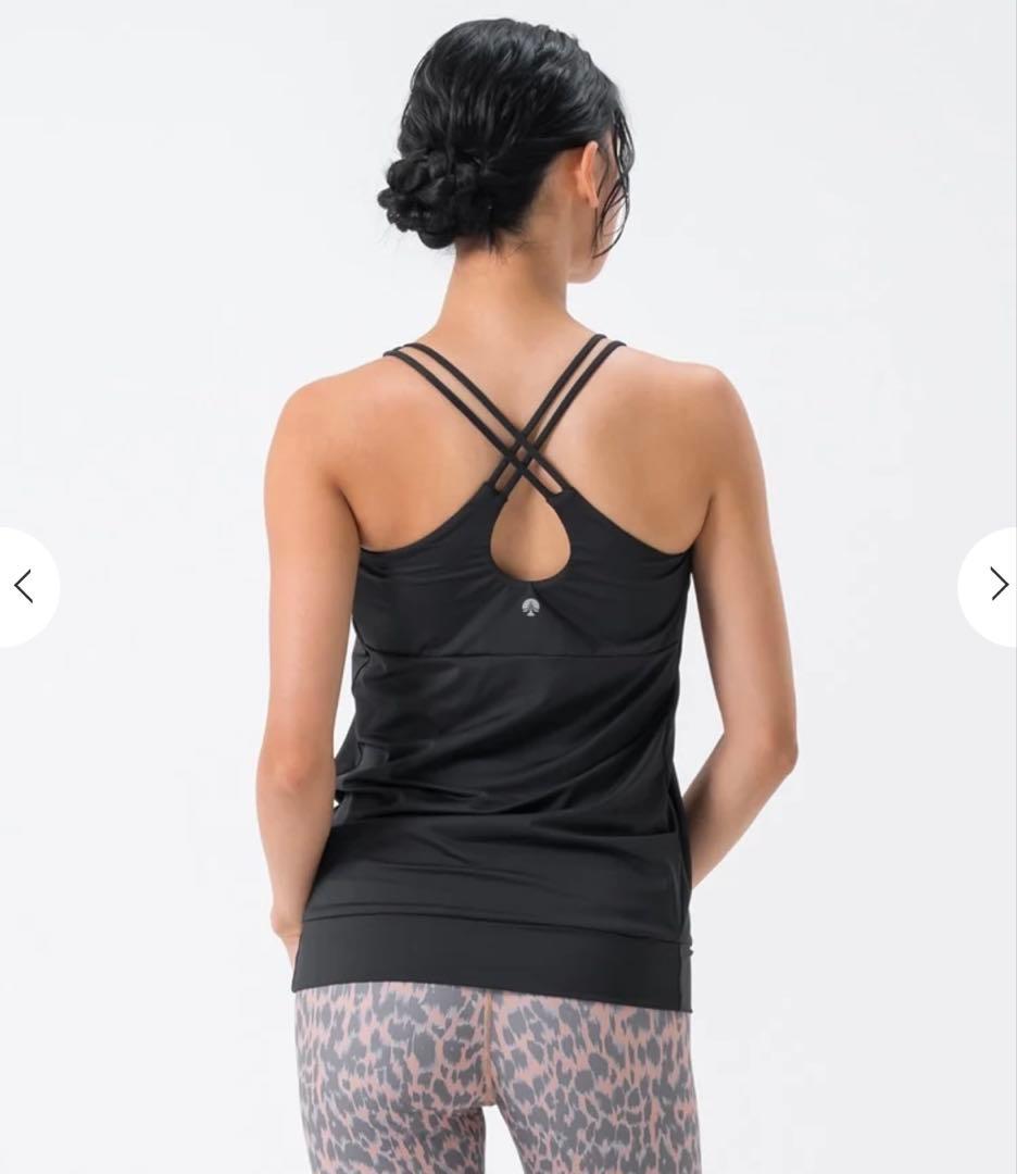 SUKALA フロントギャザークロスキャミソール