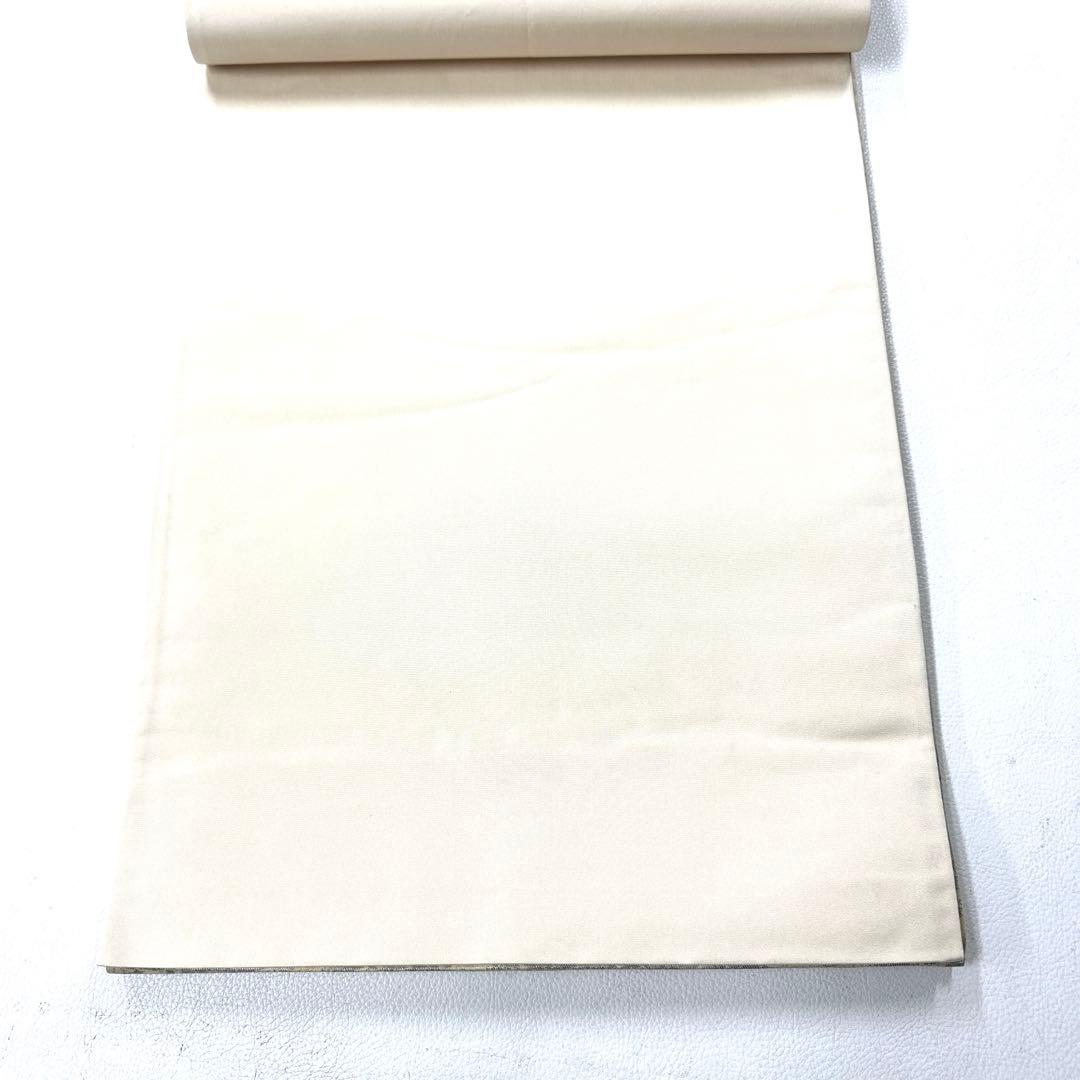 専用帯5124 ●河合美術織物謹製 高級 正絹 六通 袋帯 鶴