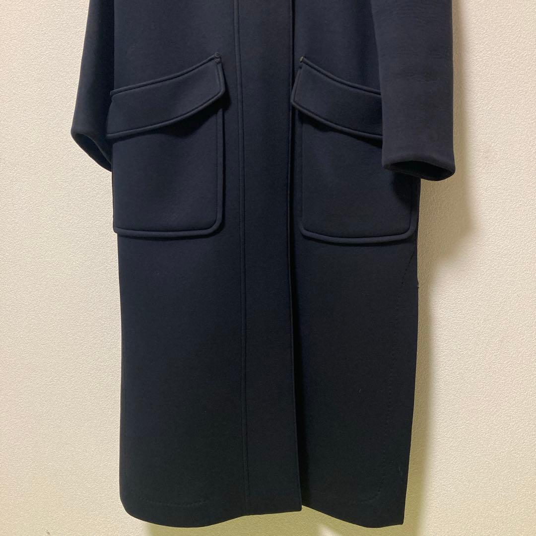 エンフォルド フーデット ボンディングコート 36サイズ ネイビー