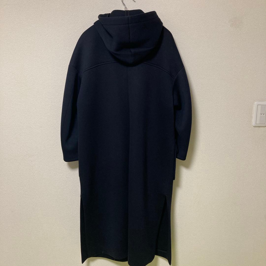 エンフォルド フーデット ボンディングコート 36サイズ ネイビー