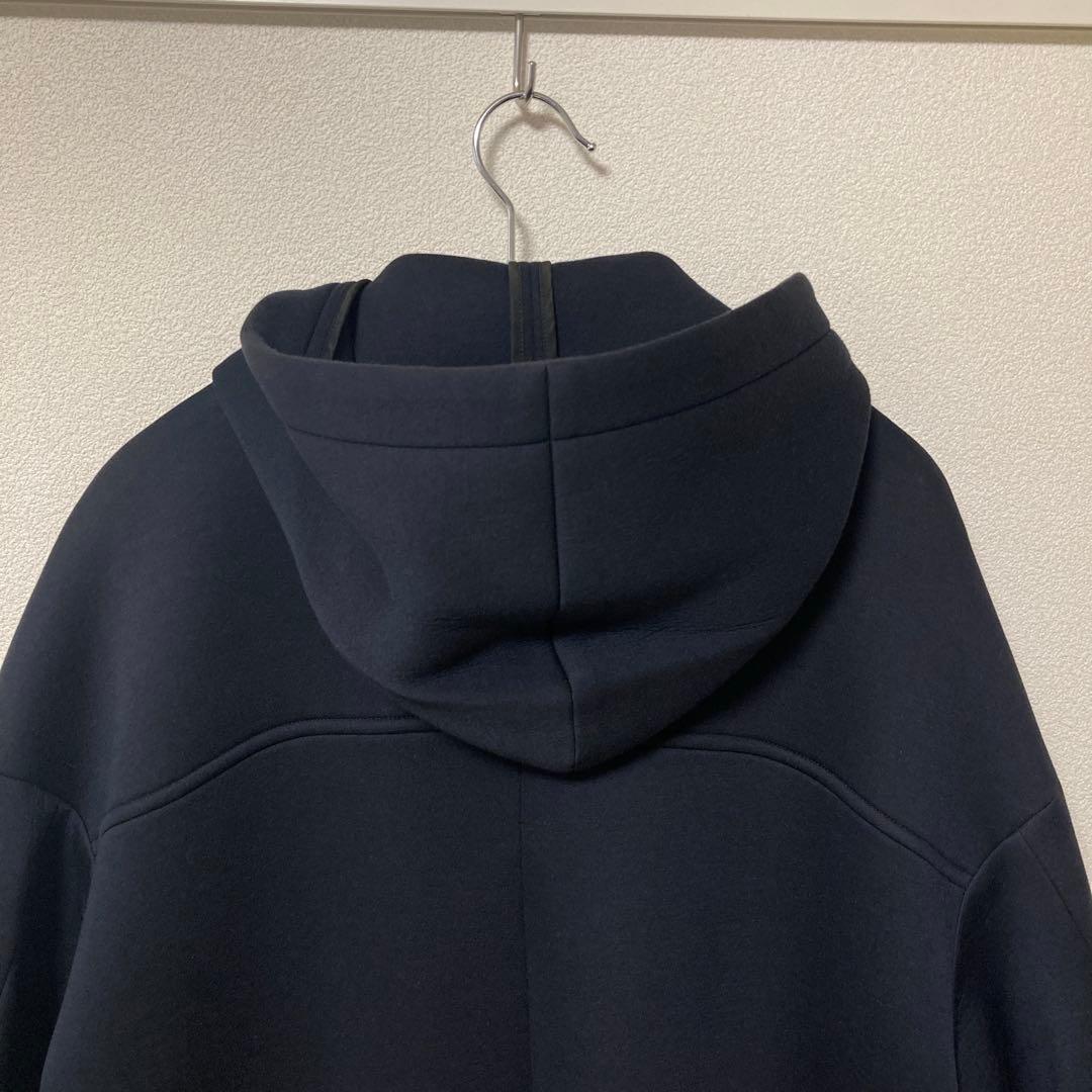 エンフォルド フーデット ボンディングコート 36サイズ ネイビー