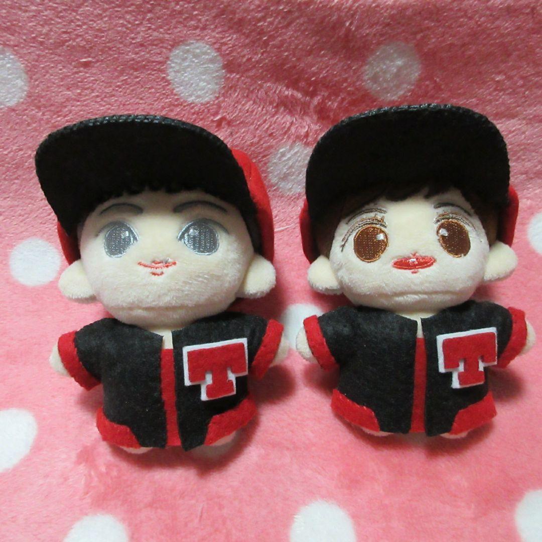 東方神起 10cm用 ユノ チャンミン  着替え(ボールチェーン付)