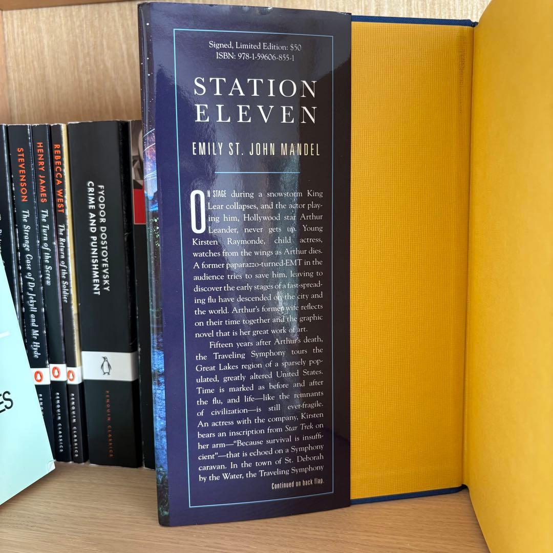 【サイン入り限定版】STATION ELEVEN 洋書