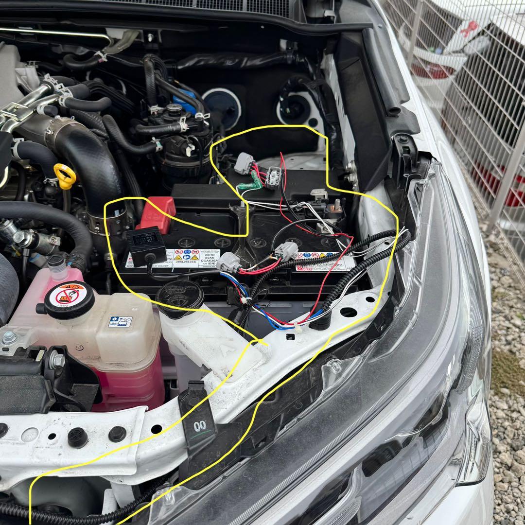 【配線加工不要】ハイラックス 後期 デイライト＋ウィンカーポジション取付キット