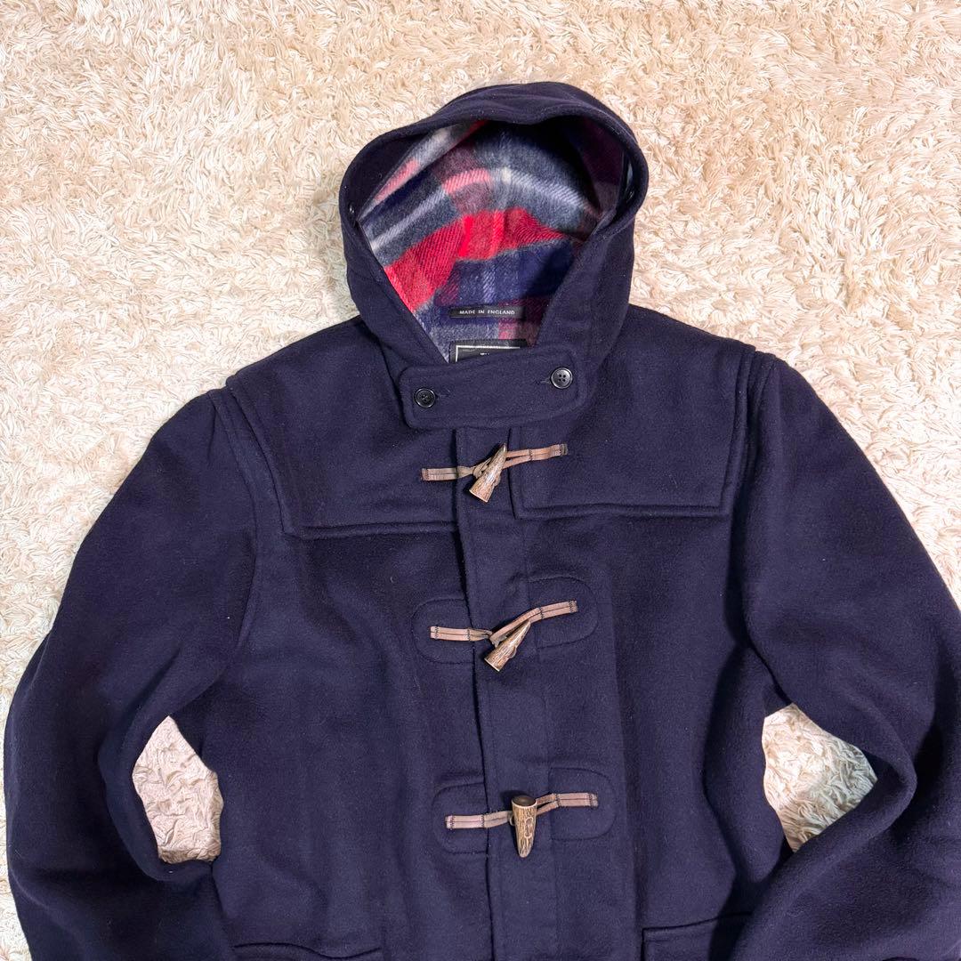 極美品　グローバーオール　ダッフルコート　タターンチェック