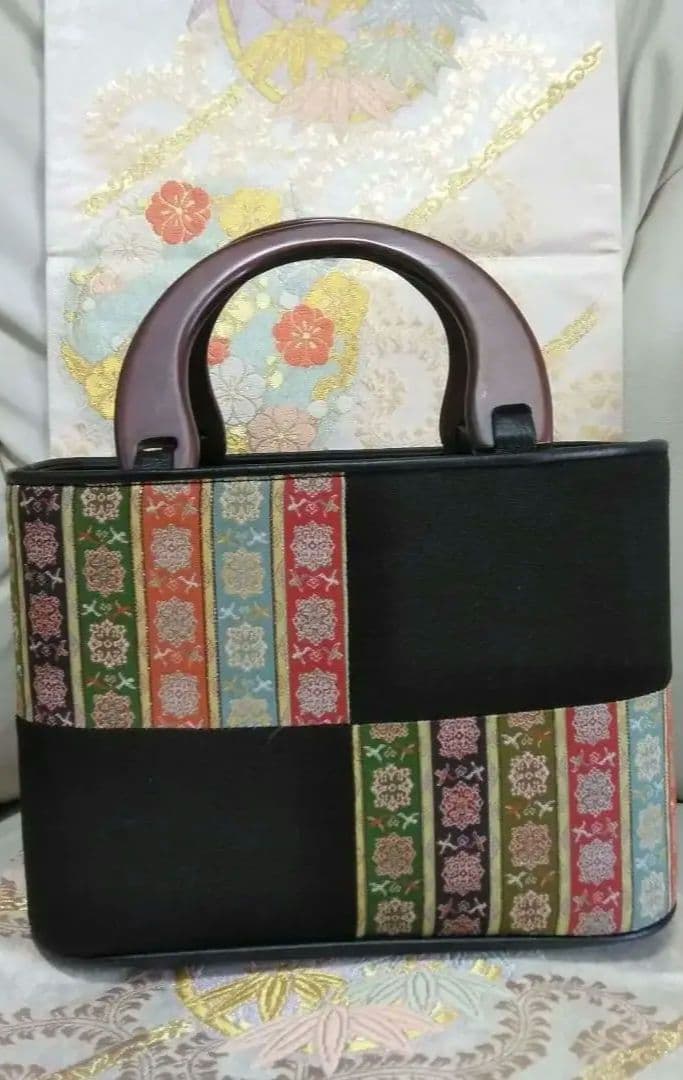 高級 和装バック 龍村美術織物 正倉院 箱付 商品説明書付 美品