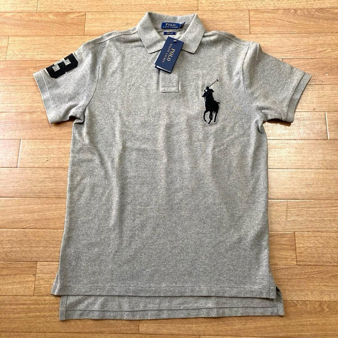 《タグ付き新品未使用》polo ralph lauren ポロシャツ　M グレー