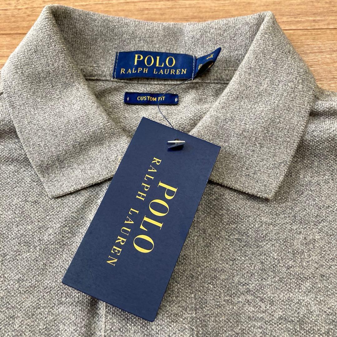 《タグ付き新品未使用》polo ralph lauren ポロシャツ　M グレー