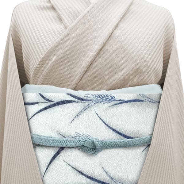 袋帯 京都 西陣 2392 京都イシハラ リバーシブル 白 中古 kp2288