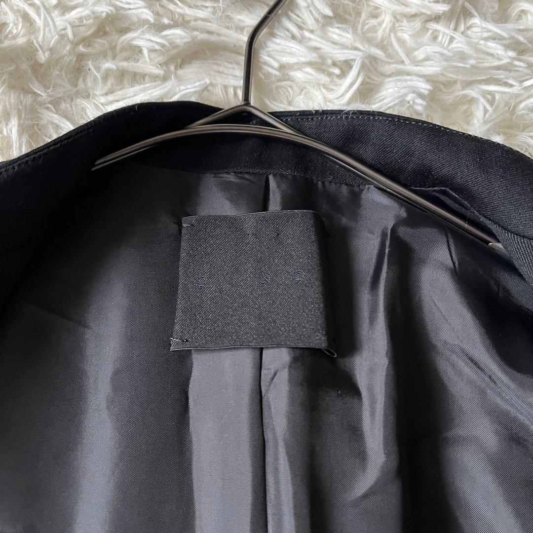 CINOH チノ BLACK FORMAL ノーカラージャケット パールボタン