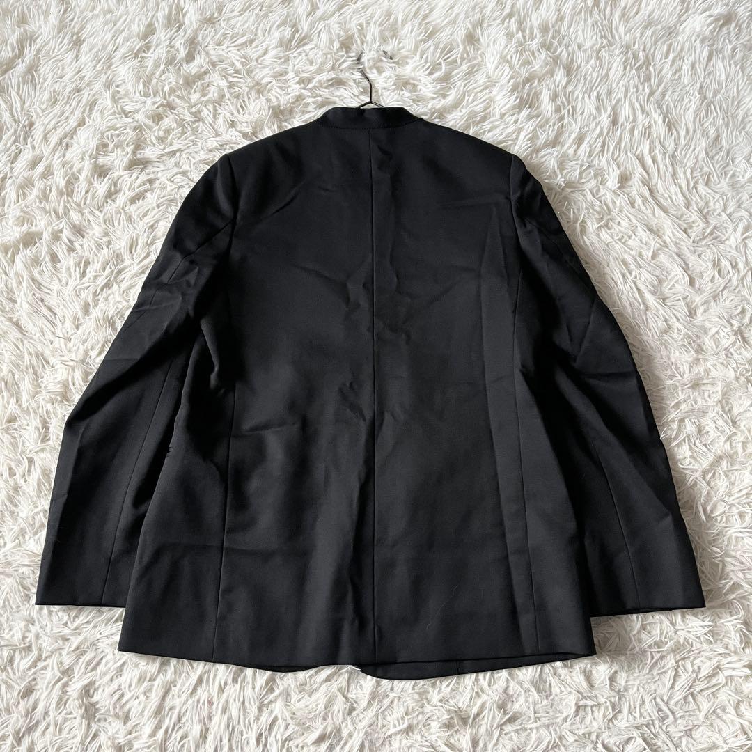 CINOH チノ BLACK FORMAL ノーカラージャケット パールボタン