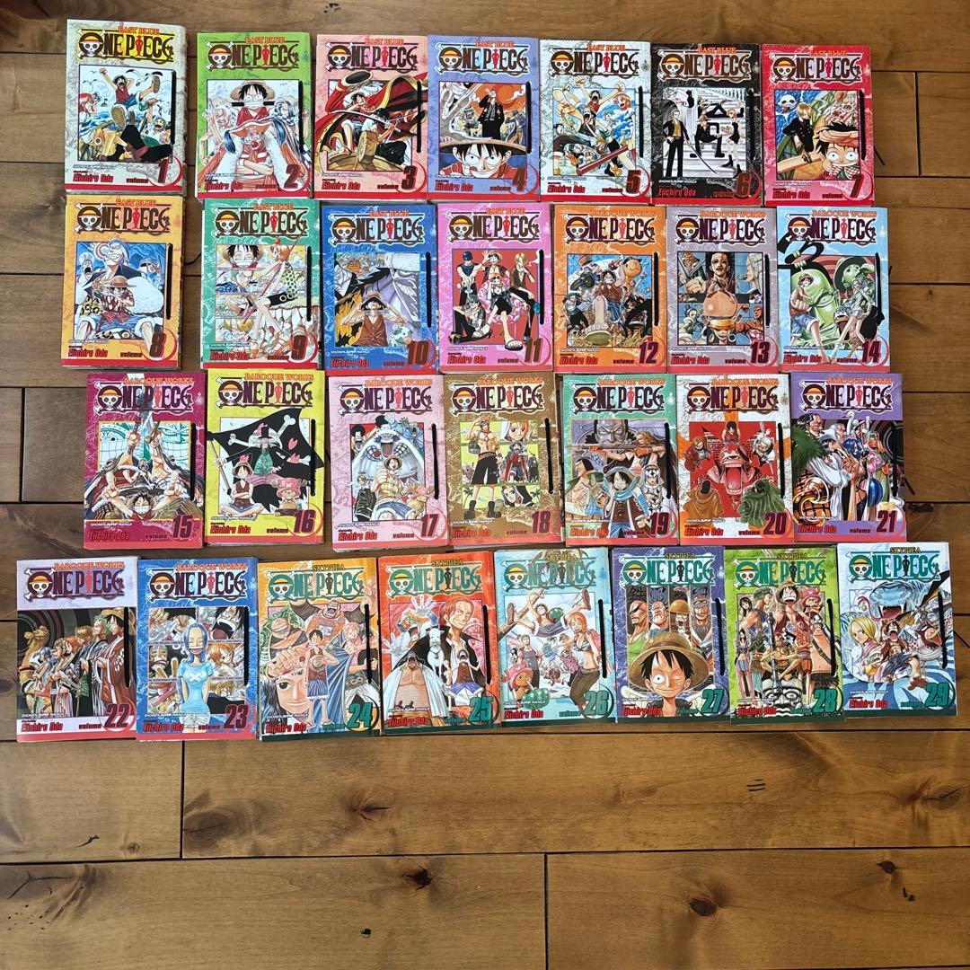 One Piece 英訳版マンガ29冊　多読　ワンピース　裁断済み
