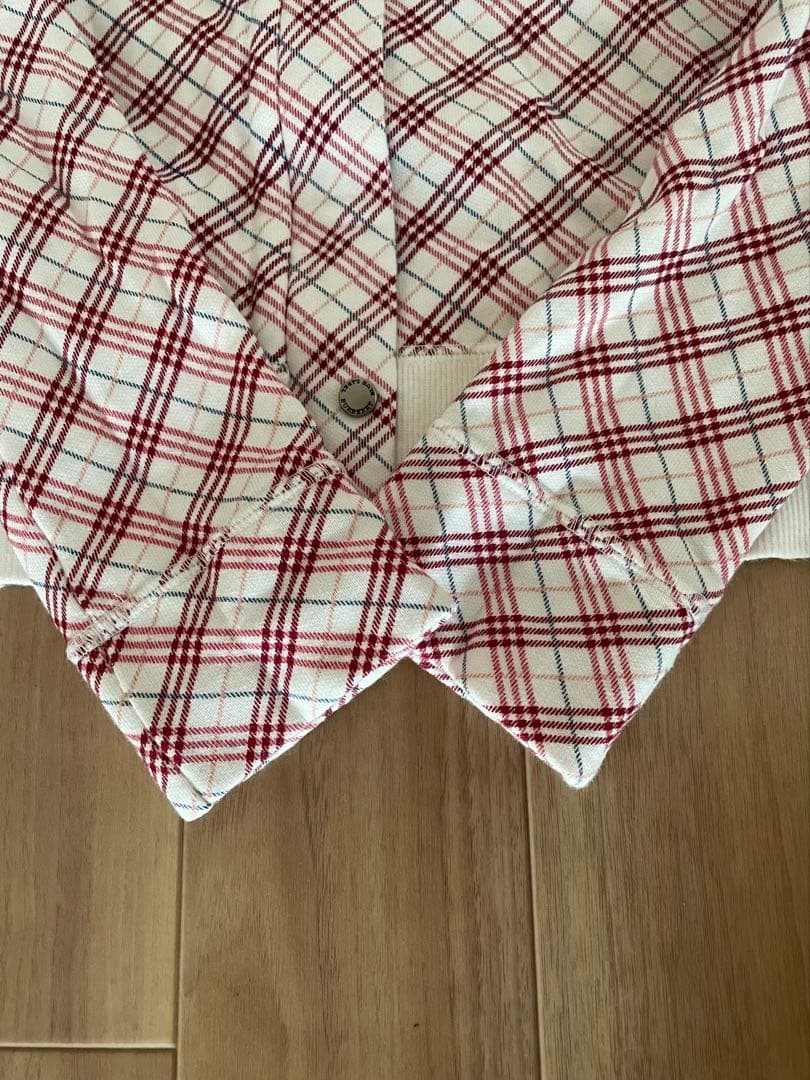 美品✨ バーバリーブルーレーベル　スウェット　トラックジャケット　ノバチェック