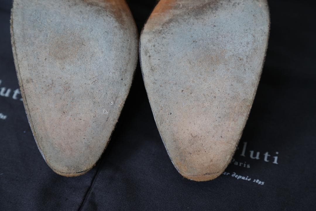 Berlutiメダリオン レースアップシューズ ブラウン ドレスシューズ