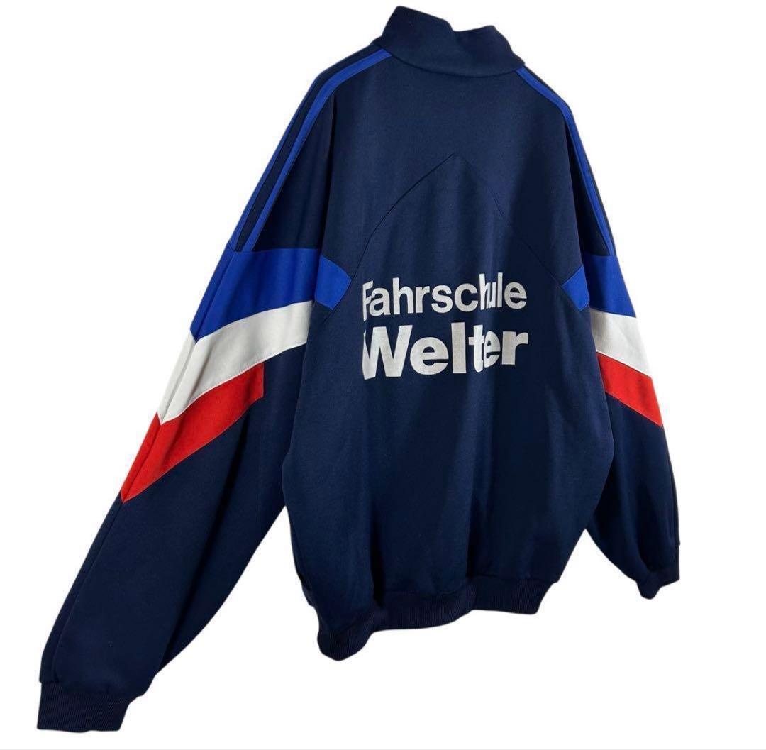 80s adidas 西ドイツ製 万国旗タグ ヴィンテージ トラックジャケット