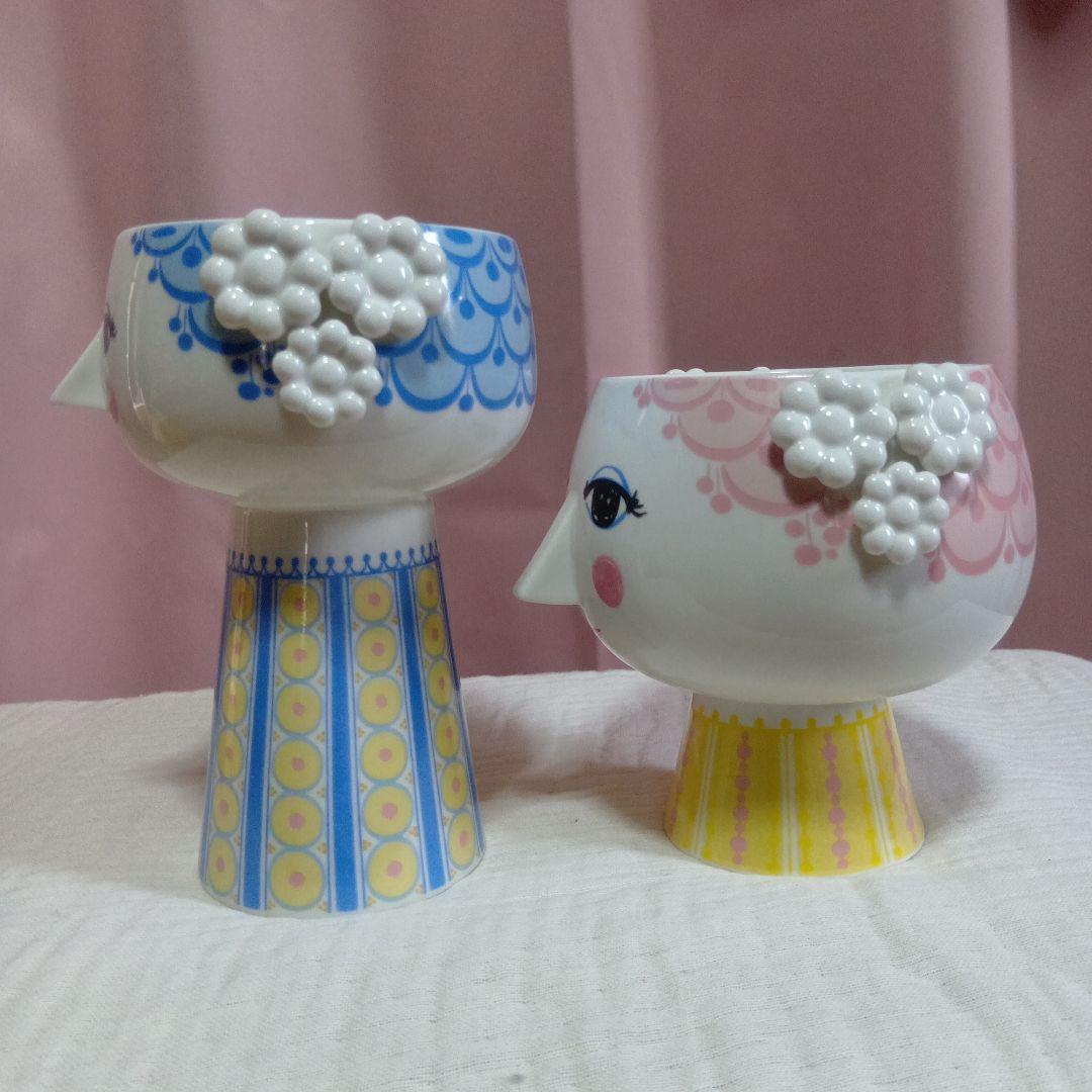 ビヨン・ヴィンブラッド フラワーベース ２個セット