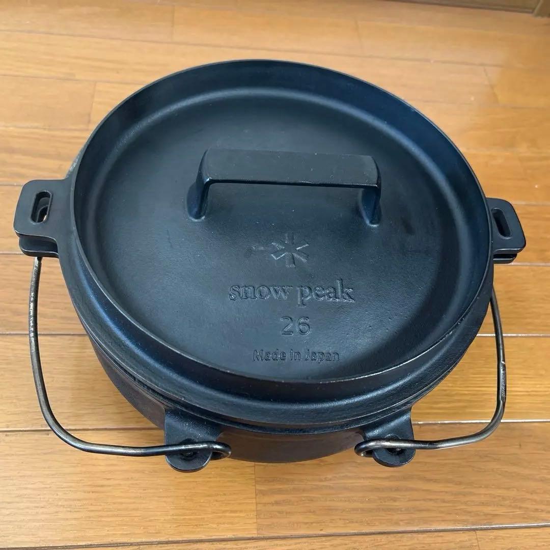 スノーピーク 和鉄ダッチオーブン 26cm ラフターPro 収納ケース付き