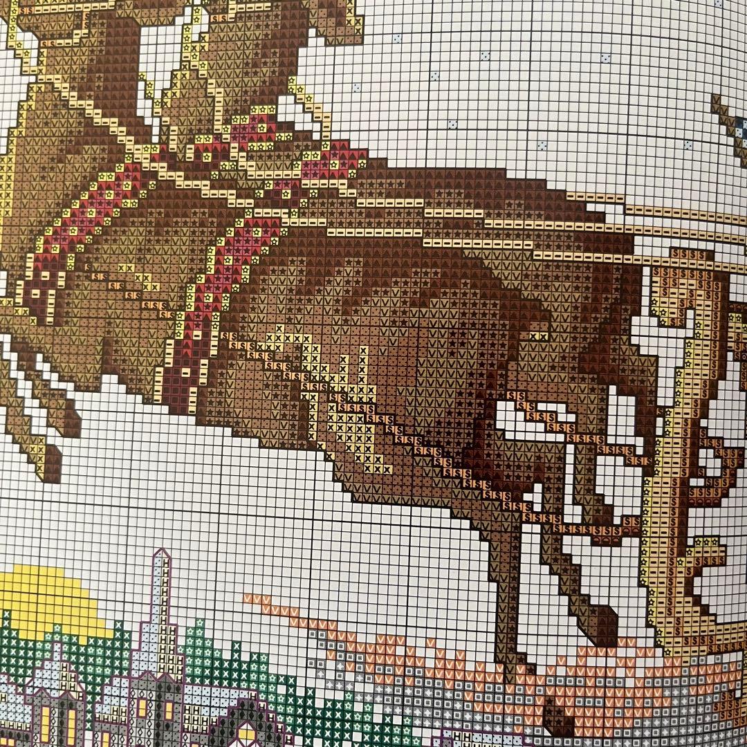 【匿名配送】激レア♡古書♡洋書♡ クリスマス刺繍♡クロスステッチ♡