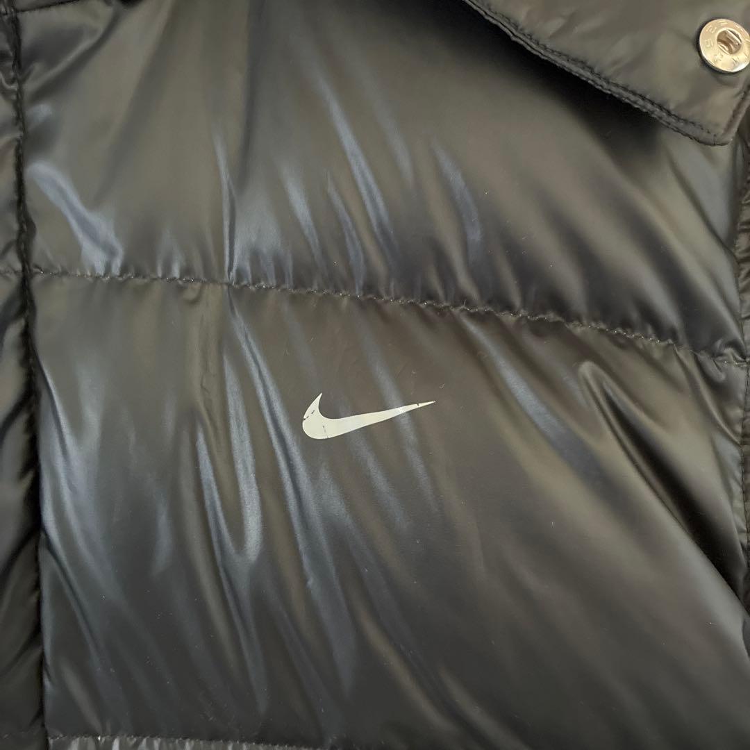 Nike ダウンコート　 ベンチコート ロングコート　黒