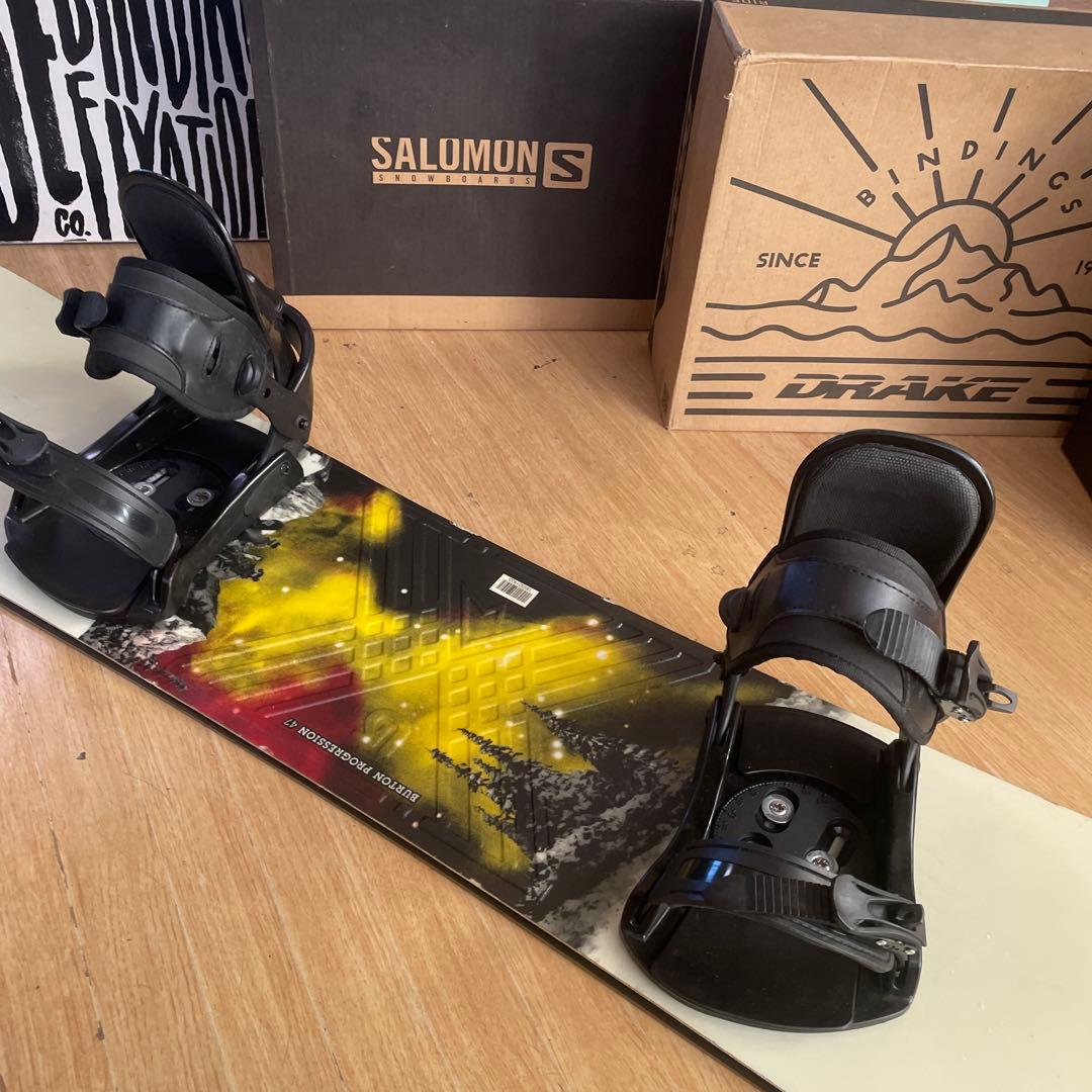 BURTON×CSB　バートン　スノーボードセット　バインディング付