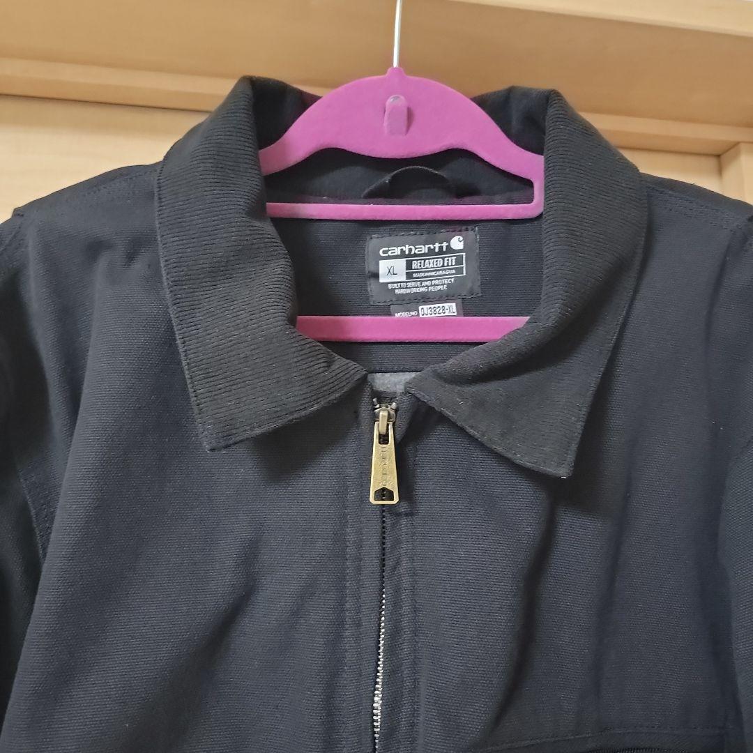 【美品】Carhartt　 デトロイドジャケット　ブラック ジャケット 　XL