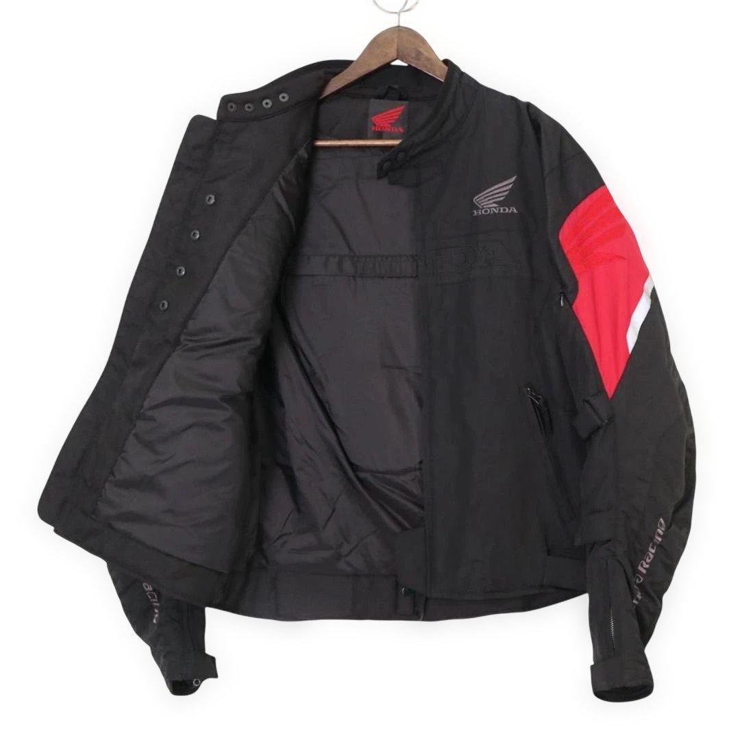 HONDA ホンダ レーシングジャケット LL 黒×赤 ライダース　ブルゾン
