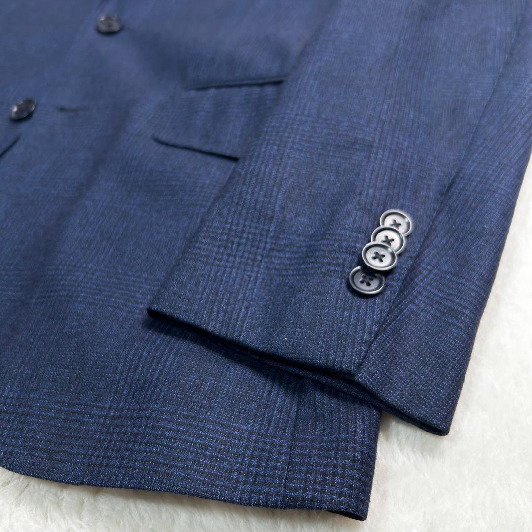 グリーンレーベルリラクシング　カノニコ　アンコン仕立て　セットアップ　チェック柄